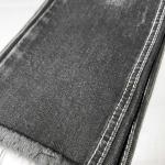 Sulfur Black Light Grey Twill Denim Fabric Heavy Weight 12 oz For Pants Jackets