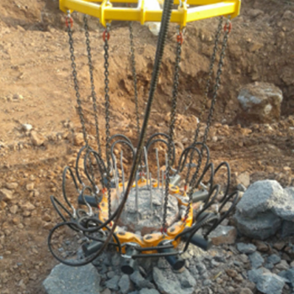 High Performance Energy Hydraulic Pile Breaker 34.3 MPa Pile Foundation Machine