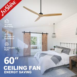Wholesale 60 Inches Wooden Blades DC Quiet Motor Smart Remote Ceiling Fan for Air Circulation from china suppliers
