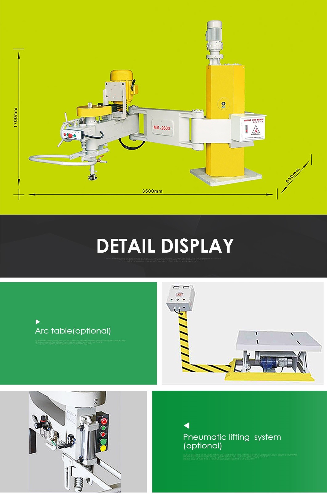 Manual Stone Polishing Machine