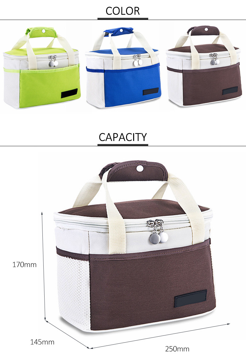 Insulated Square Large Beach Tote Picnic Travel Lunch Bag Outdoor