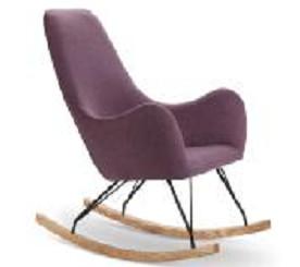 Wholesale North Europe style fabric leisure rocker chair furniture from china suppliers