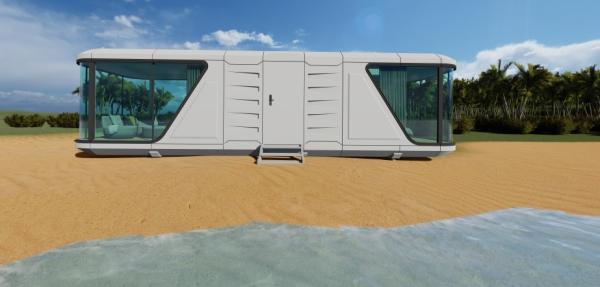 Luxury Facility Space Capsule Home Mobile Family Space Capsule 10tons 11.5*3.3*3