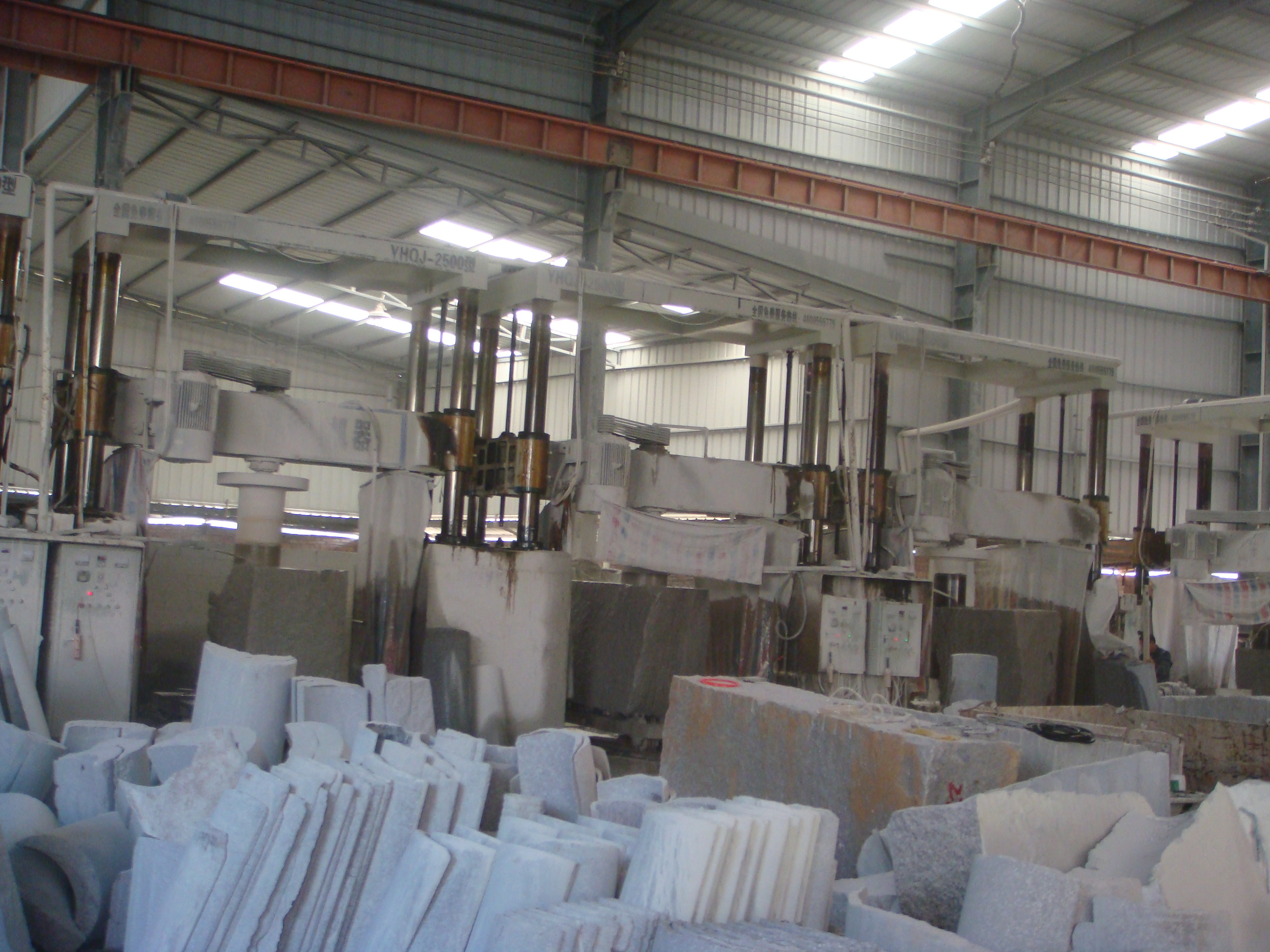 High Efficiency Four-Cylinder Gantry Stone Cutting Machine For Column Slab