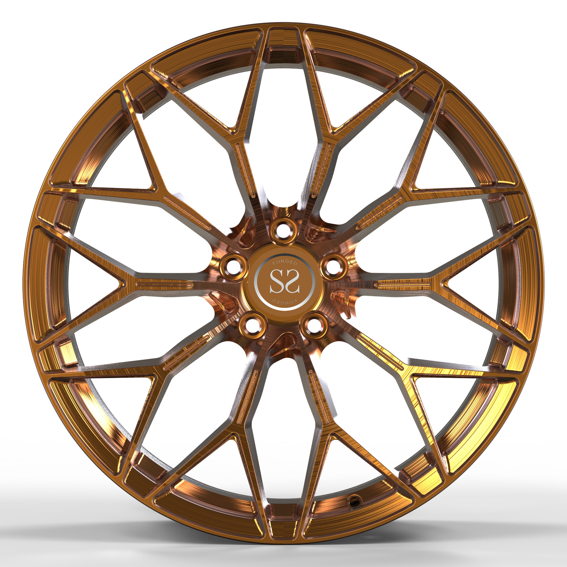 Concave 21 Inches Ferrari 488 110MM CB One Piece Forged Wheels 5x11403