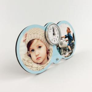Wholesale Sublimation Coating Wooden 5mm Thickness Digital Alarm Clock from china suppliers