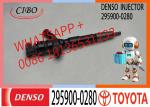 Diesel Fuel Common Rail Injector 295900-0280 / 295900-0210 / 23670-30450 For