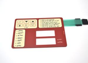 China Metal Dome Membrane Switch LED , Embossed Tactile Membrane Keyboard on sale