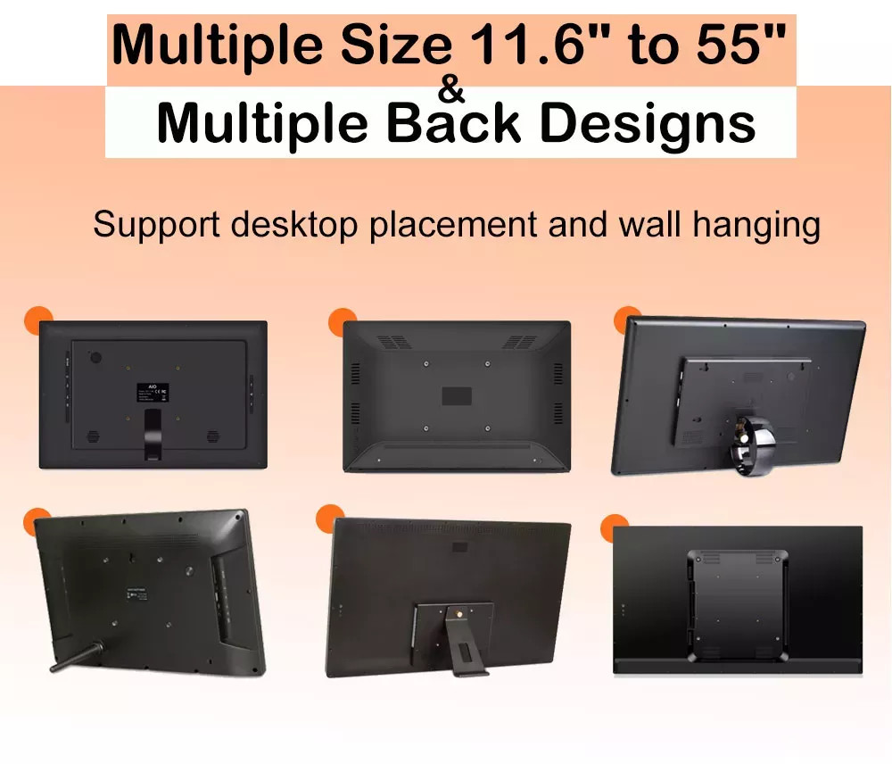 Wall Mount Interactive Digital Signage LCD display Android Network Digital Signage