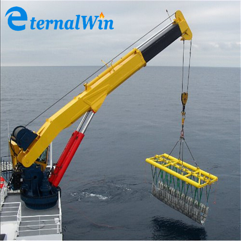 Promotion Telescopic Folding Crane Marine Mounted Cranes Knuckle Boom Crane