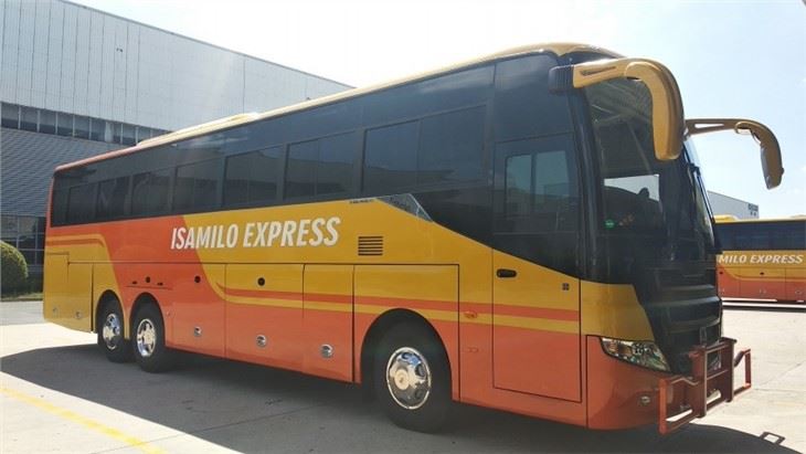 Left Hand Drive 13m Bus Suitable for Customer Requirements
