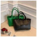 Open Closure Women's Tote Bags with Large Capacity Luxury PU Leather Shoulder