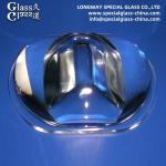 Street Light Cob Led Glass Lens From Borosilicate Glass 3.3 OEM Available