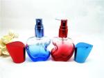perfume glass bottle 100ml recycled glass bottles black blue red pink green cap