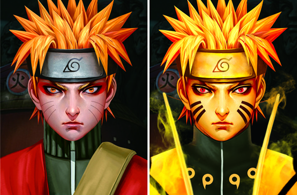 NARUTO Three Dimension Lenticular Anime Poster Matte Lamination