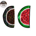 Summer Fuirt Flip Sequin Patch Washable Sew / Iron Backing For Kids Clothing