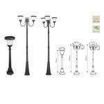 Square Solar Street Lights Waterproof Global Sunrise Lights