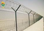 6m Height Chain Link Wire Fence For Sports Ground / Tennis Baseball Or Baseball