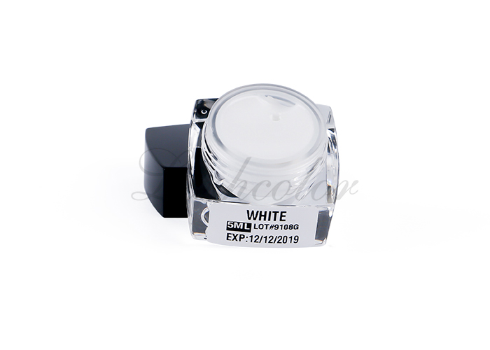 45g White Microblading Cream Permanent Makeup Pigments Formulated With Iron Oxides