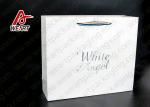 Grey Base Cosmetics Packaging Plain Paper Gift Bags , Bright Custom Goodie Bags