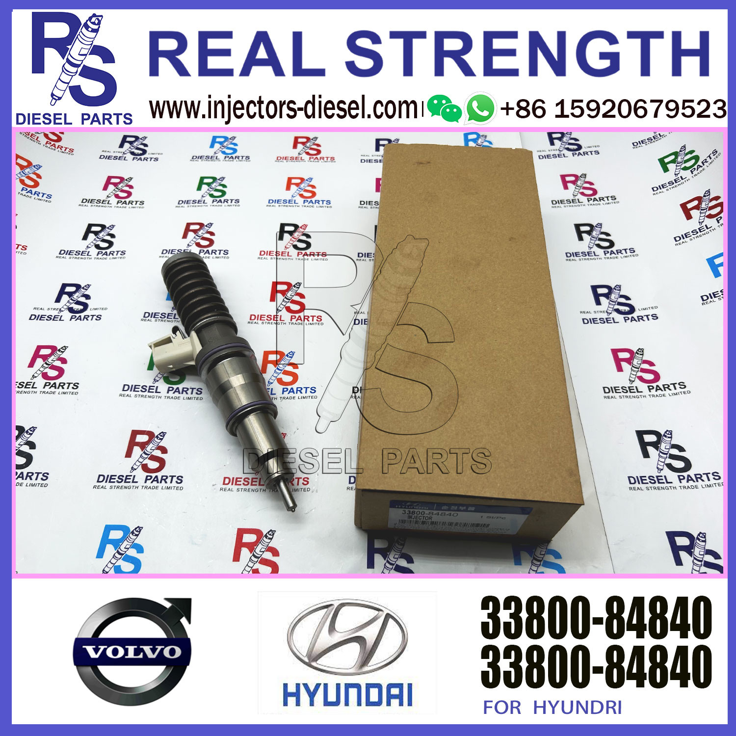 63229465 33800-82000 63229466 33800-84820 ELIC Engine Common Rail Fuel Injector 63229467 33800-84830 63229468 33800-8484