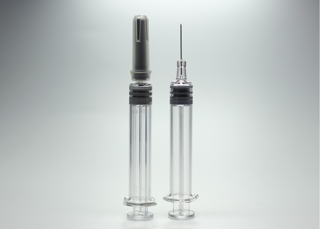 5.0 Neutral Borosilicate Glass Prefilled Syringes 2.25ml Capacity For Medical