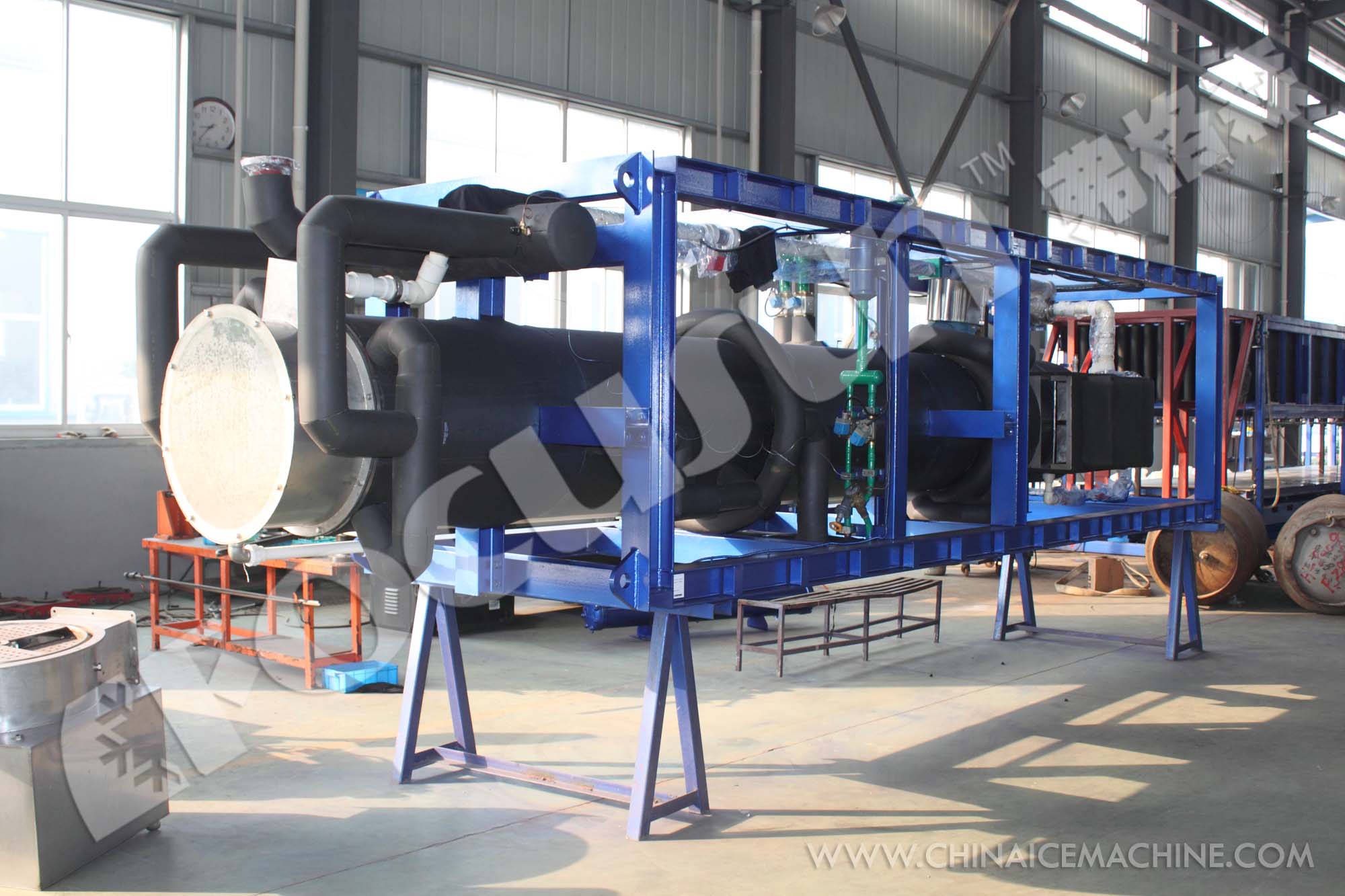 30kw Power Supply Industrial Ice Tube Machine for Gourmet Beverage Preservation 8 Tons