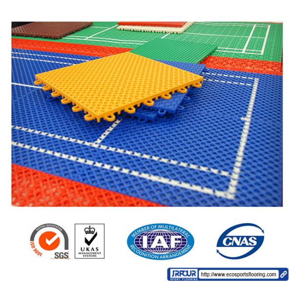 Waterproof Interlocking Basketball Court Indoor Sports Flooring