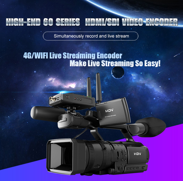 OEM SDI NDI Encoder Audio Video Encoder For Live Streaming