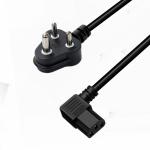 PVC RUBBER Conductor 16A 250V SABS South Africa Power Cord for Consumer