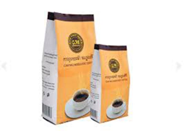 High Stiffness Snack Printed Kraft Bags , Beautiful Print Resealable Pouch