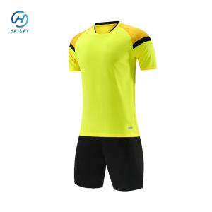 Wholesale Football Team Jersey Set Breathable Polyester Fabric Kid/adult Soccer Game Training Suit from china suppliers
