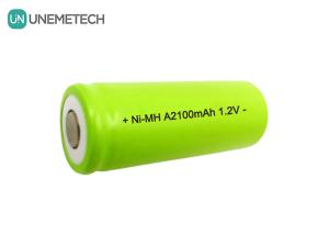 Wholesale NiMH A2100mAh Battery 1.2V A 2100mAh Rechargeable Battery For Flashlight CE Approved from china suppliers