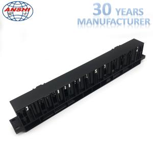 Wholesale Networking Rack Mount Horizontal Cable Management 1u 19 Inch With 12 Ports from china suppliers