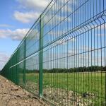 3mm 4mm Welded PVC Coated 3D Wire Mesh Fence Green PVC Coated