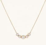 Rhodium 18k Gold Necklace Womens 1.2mm White Gold Cz Pendant