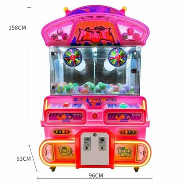 Operated system Coin Uoperated Claw Machine Arcade Double People Clip Prize