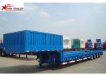 4 Axles Hidden Tires Pipe Transport Trailer Overheight Equipment Transporting