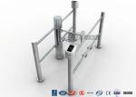RFID Card Reader Pedestrian Swing Gate DC24V Brush Motor RS485 Communication