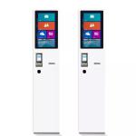22 Inch Touch Screen Self Ordering Cashless Payment Kiosk For Restaurant