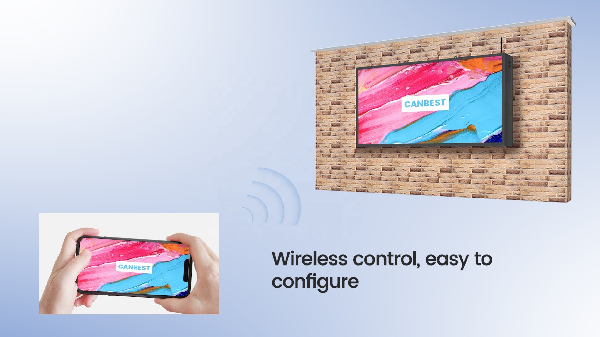 Full Color P8 1R1G1B 7500cd/sq Double Sided LED Display