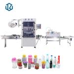 Pet Plastic Glass Bottle Sleeve Labeling Equipment Heat Packing Machine With