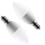 3/5/7/9W Dimmable Indoor LED Light Bulbs Candle Shape Aluminum
