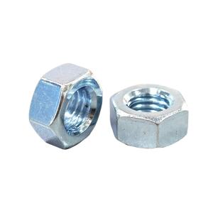 Wholesale Blue Zinc Carbon Steel Hex Nut Metric Measurement For General Industry Needs from china suppliers