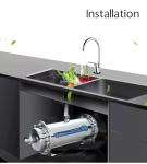 OEM 304 Stainless Steel Water Filter Purifier With UF Membrane Self Cleaning
