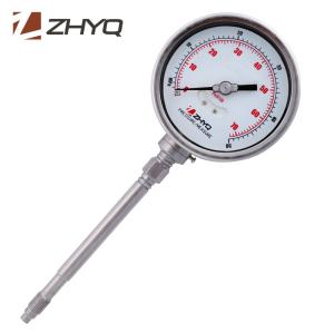 Wholesale Rigid Stem Bourdon Tube Pressure Gauge For Rubber Plastic Machinery from china suppliers