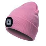 Factory Price LED Lighted Beanie Cap Hip Hop Men Knit Hat Winter Warm Hunting