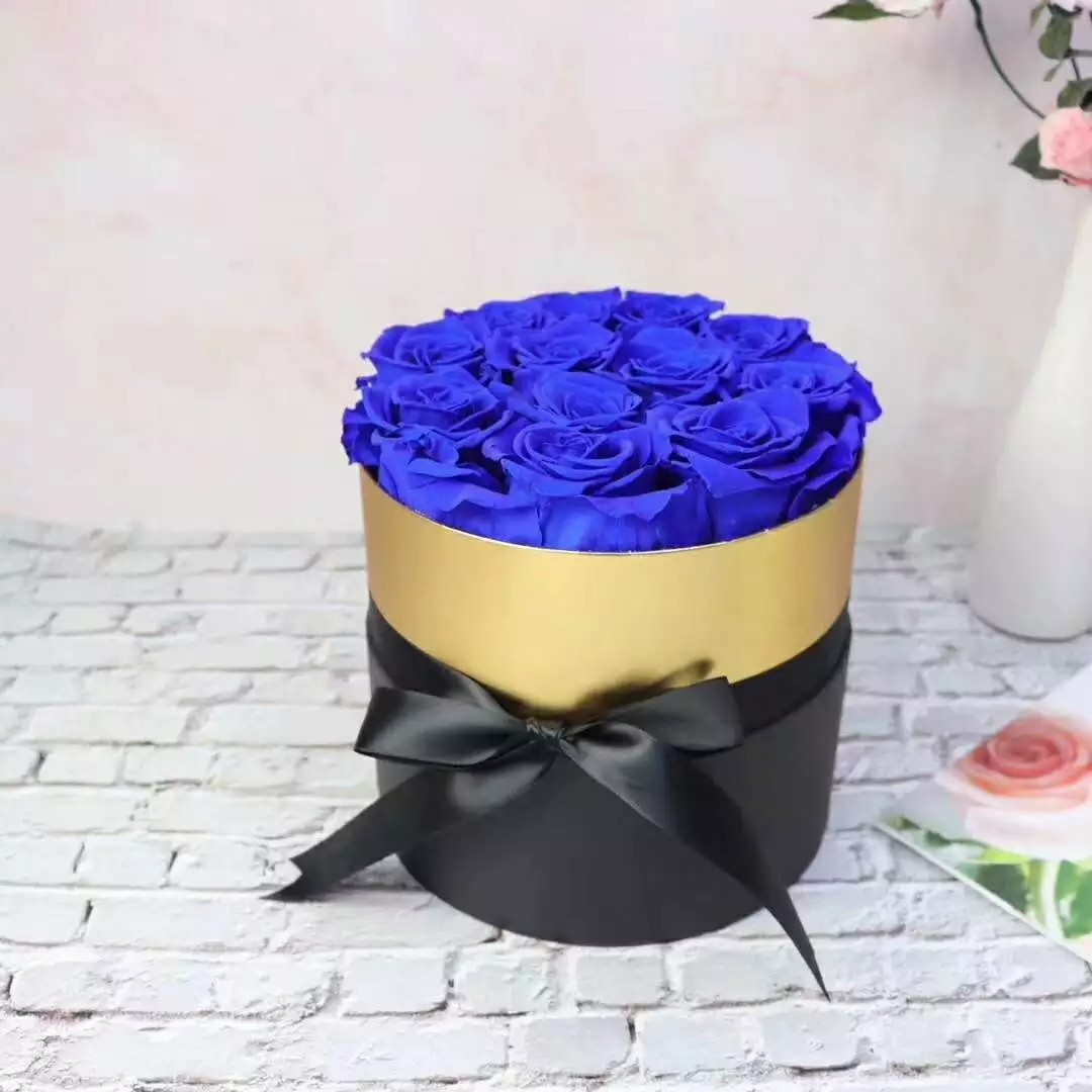 bulk stock natural fresh preserved roses packing in gift box for free shipping