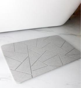 Wholesale Quick Drying Diatomaceous Earth Shower Mat Modern Design for Super Absorbent Bathroom from china suppliers