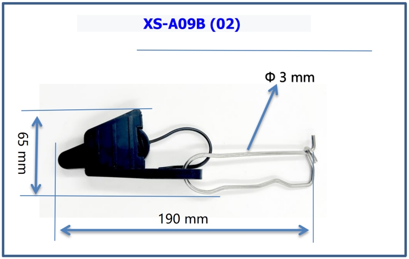 XS-A09B 01 Model Series S-hook Cable Clamps Perfect for All Types of Fibre Optic Cables